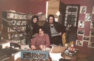 Margaret Myself and Hayman in Studio 1 TX rack behind Hayman - Big L Radio Limerick