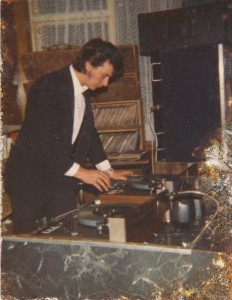 Mike R at Decks in The Shannon Arms Aug 1973 - Big L Radio Limerick